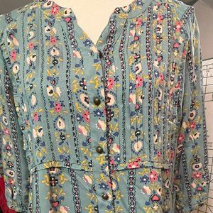 Matilda Jane green floral top Medium